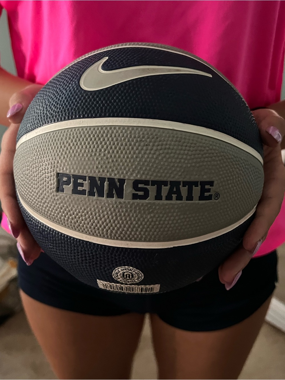 Brand New Navy and Gray Penn State 22” diameter small Basketball
